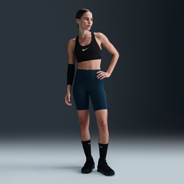 Šortky Nike Universa High-Waisted 8" Bike Shorts with Pockets Modrá | HQ6823-478, 0