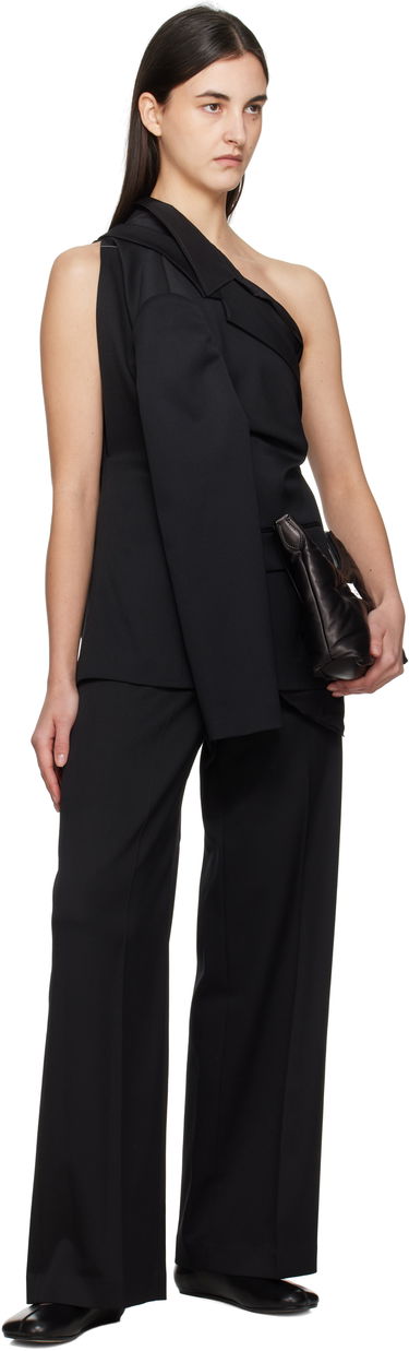 Nohavice Maison Margiela MM6 Maison Margiela Twist Wool Blend Trousers Čierna | S52KA0516 S47848, 3