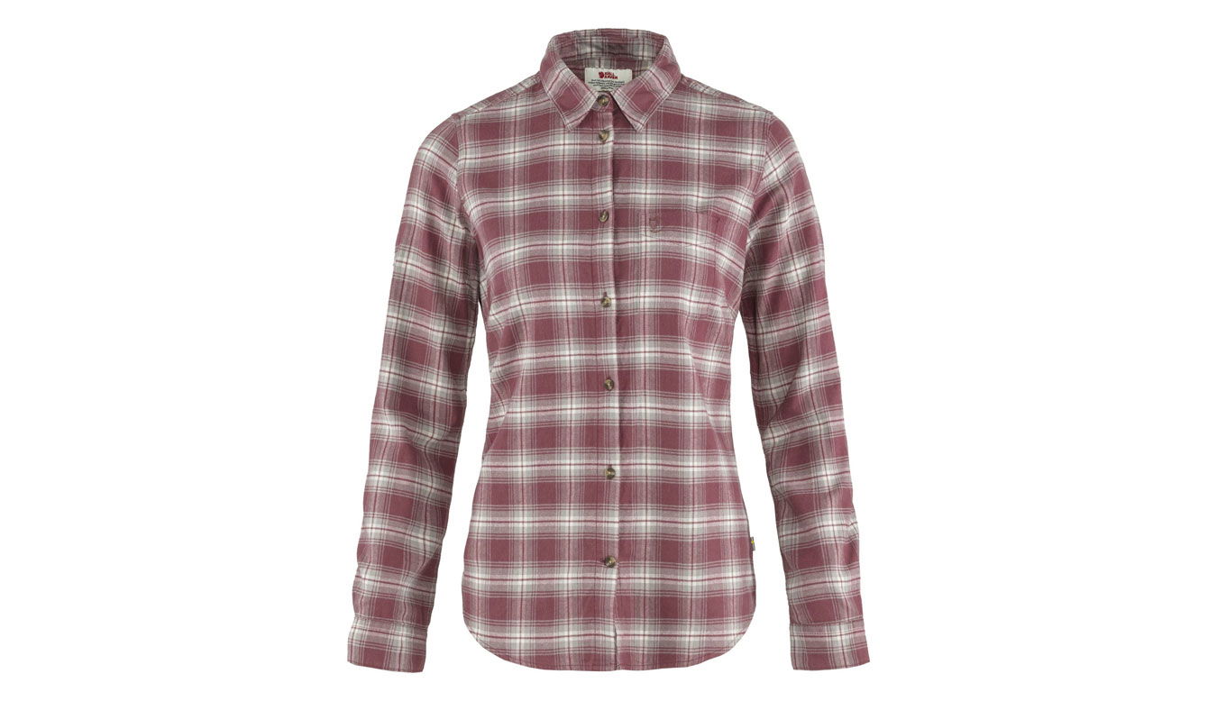 Košeľa FJÄLLRÄVEN Ovik Flannel Shirt Vínová | F89833-410-021, 1