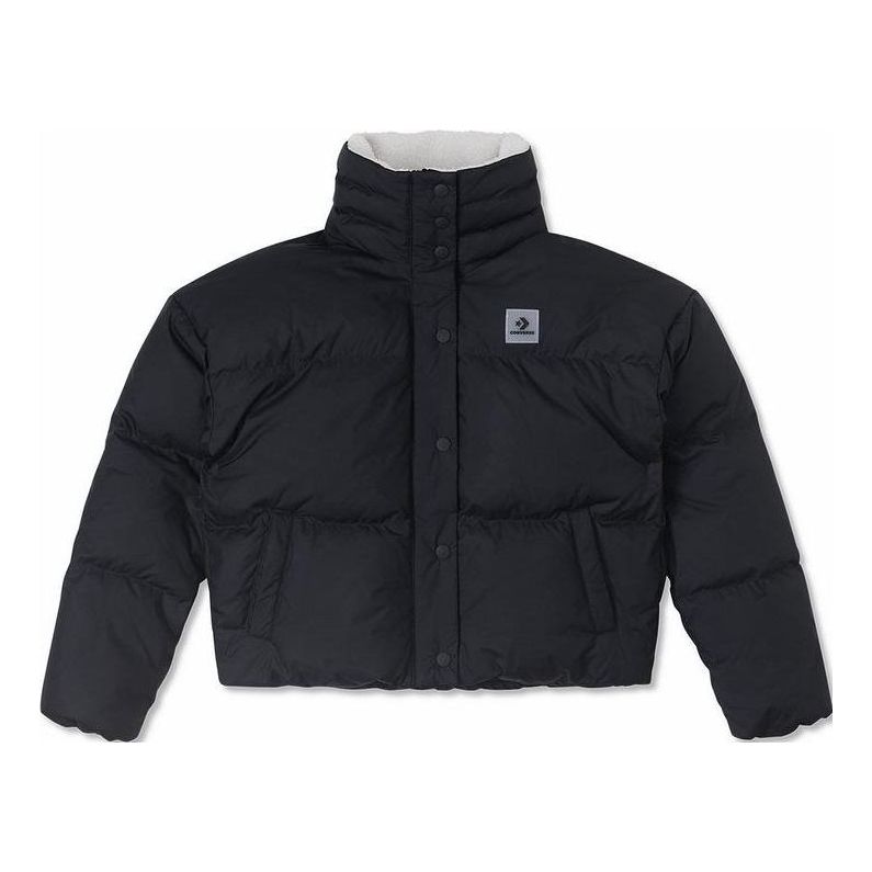 Prešívaná bunda Converse Short Down Puffer Jacket Čierna | 10025204-A01, 0