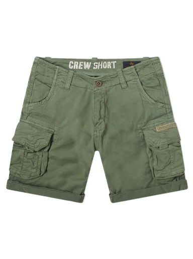 Šortky Alpha Industries Crew Short Vintage Green Zelené | 176203-432