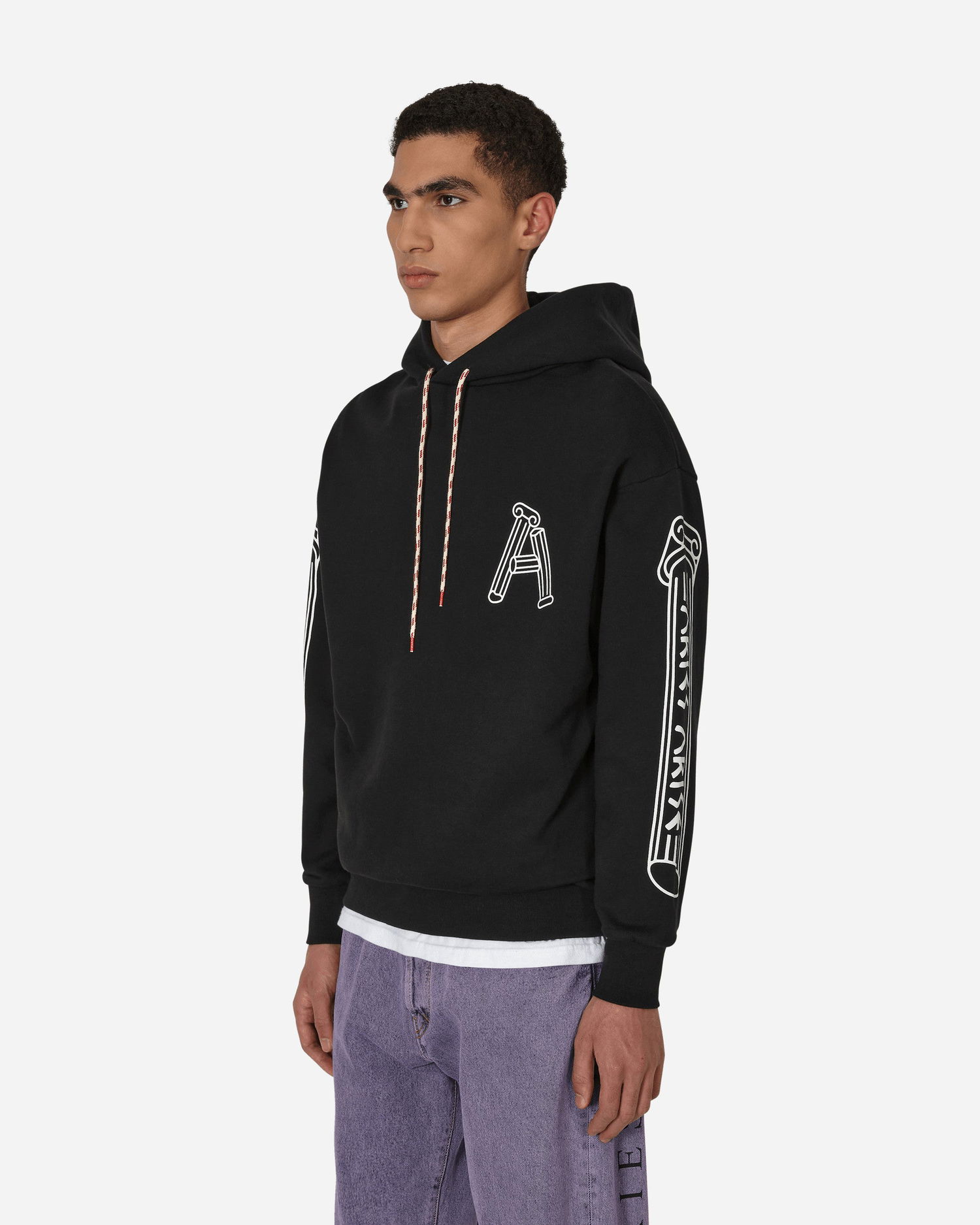 Mikina Aries Column Hooded Sweatshirt Čierna | FTAR20010 BLK, 1