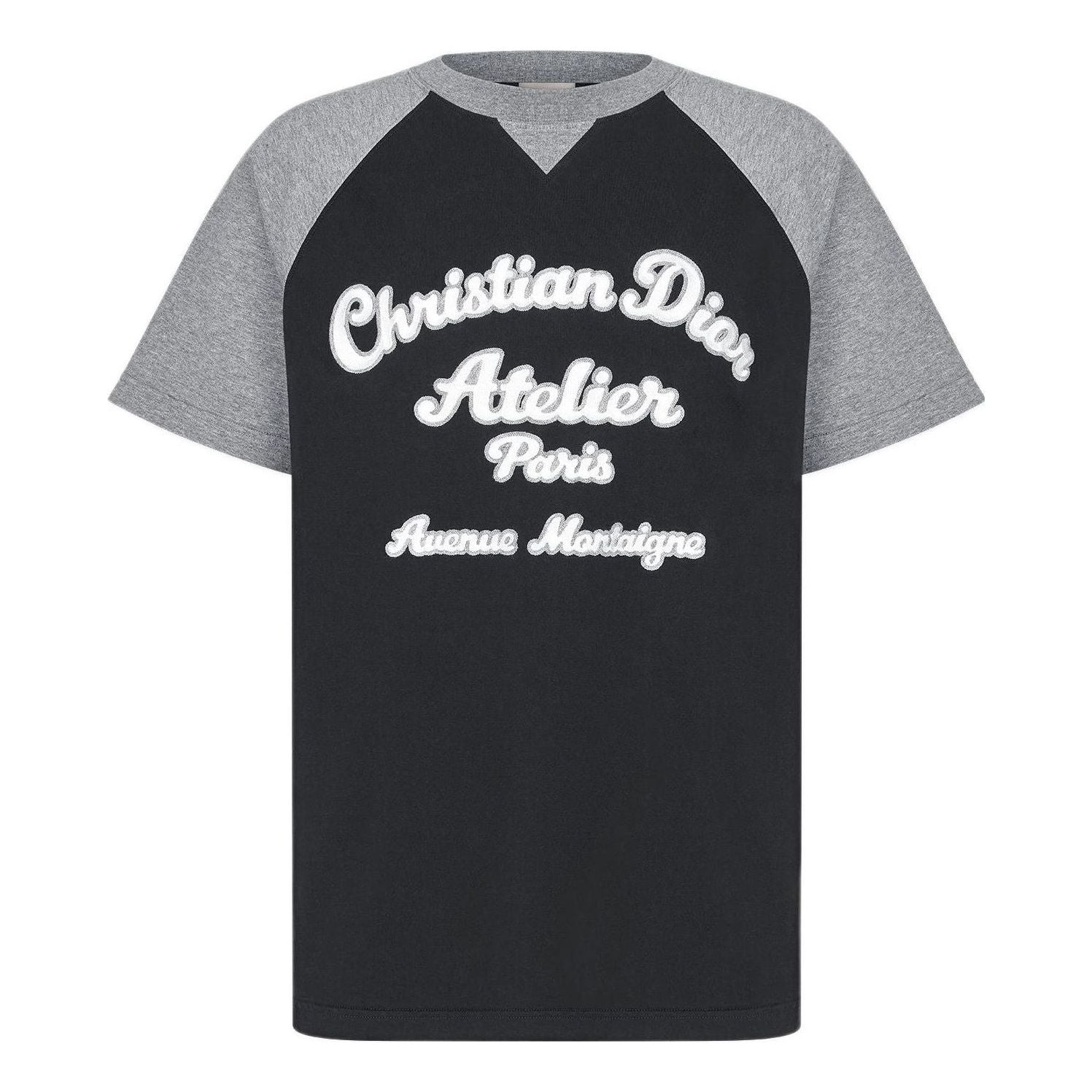 Tričko Dior Atelier Paris Loose Short Sleeve T-Shirt Čierna | 213J635A0677-C988, 0