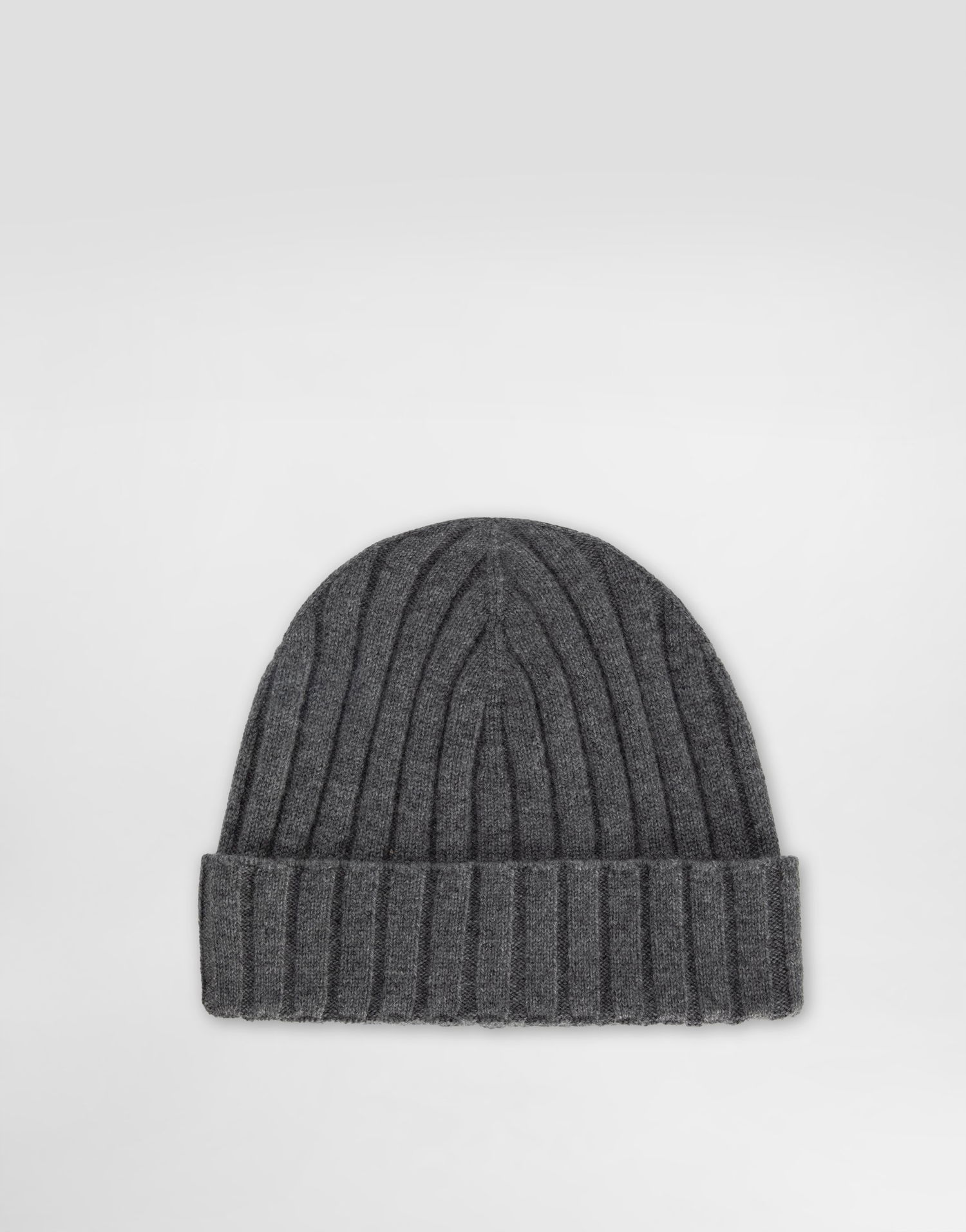 Kulicha Dolce & Gabbana Dolce & Gabbana Cashmere Flat Rib Beanie Šedá | FXQ10ZJBW0SN5822, 0