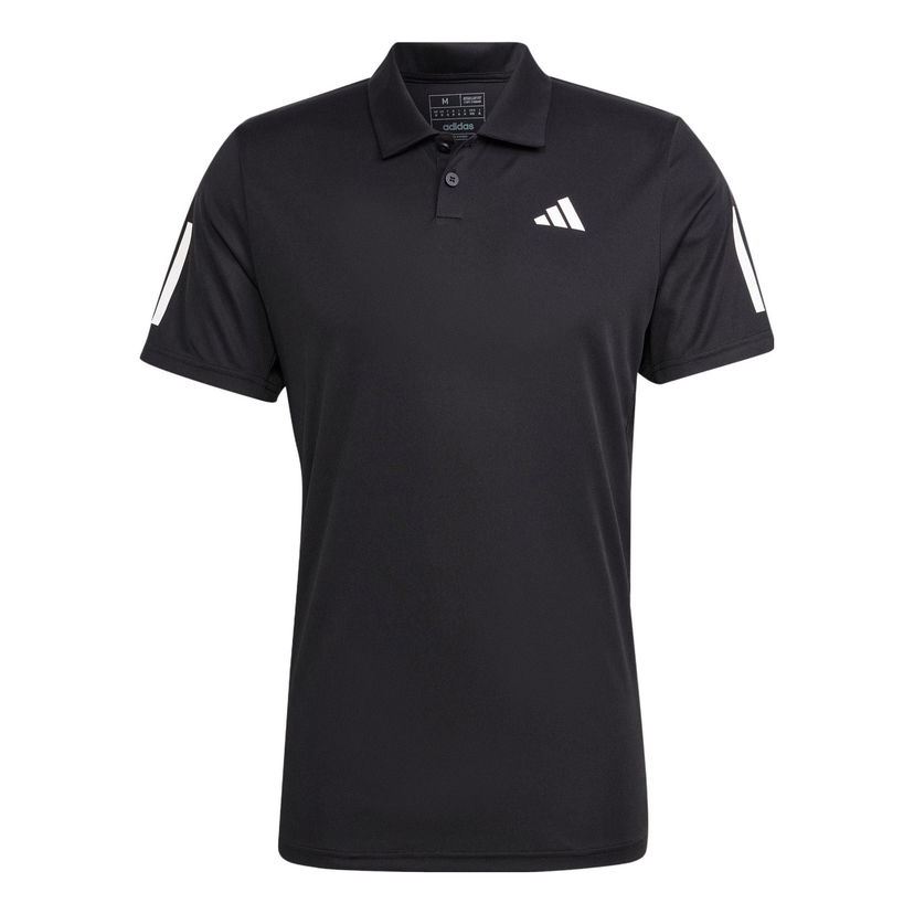 Polo tričko adidas Originals Club 3-Stripes Polo Shirt Čierna | IS2294