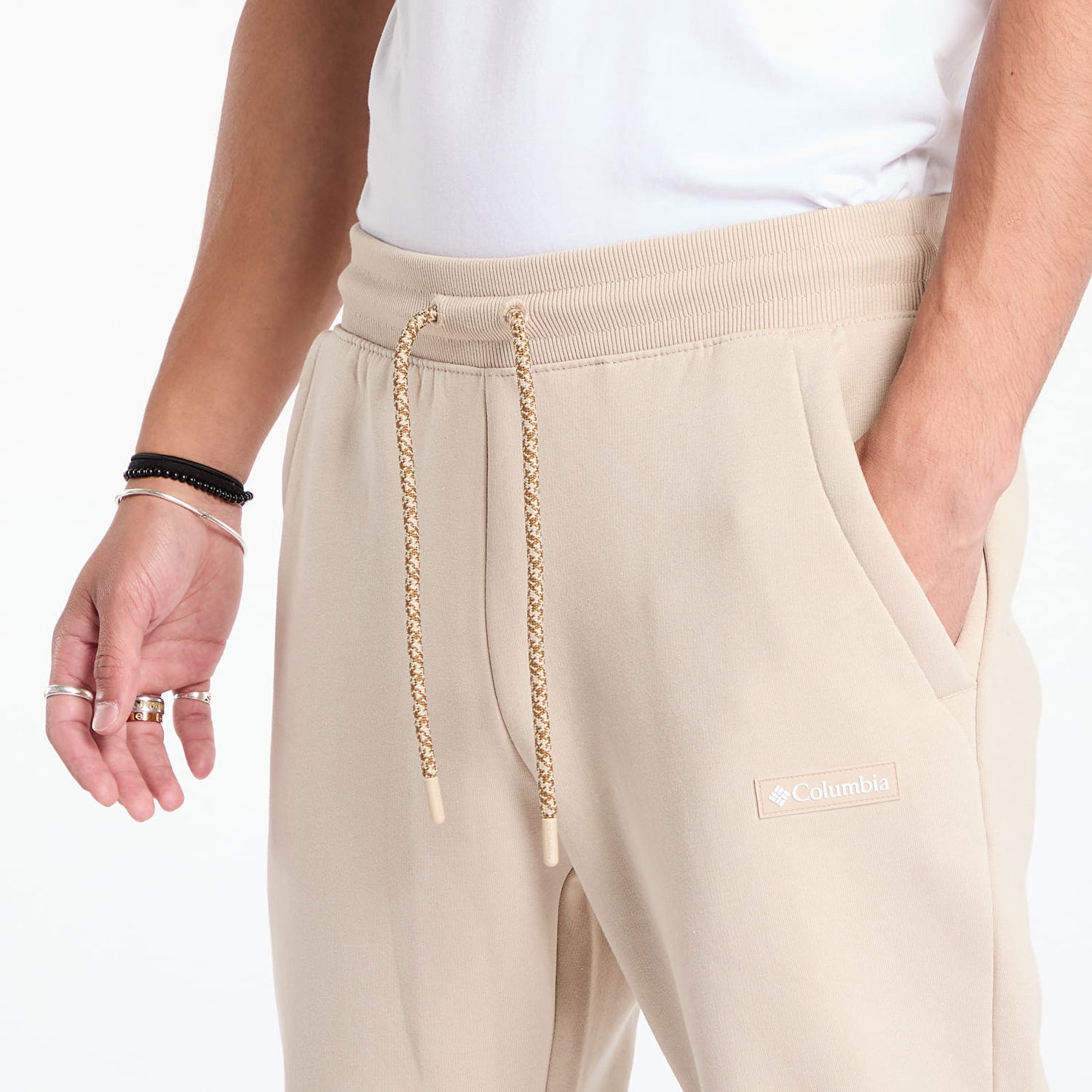 Nohavice Columbia Marble Canyon™ Heavyweight Fleece Pant Ancient Fossil S Béžová | 2054541271, 1