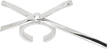 Prsteň We11done Bow Nail Ring Metalická | WD-AJ0-24-504-U-SV, 0