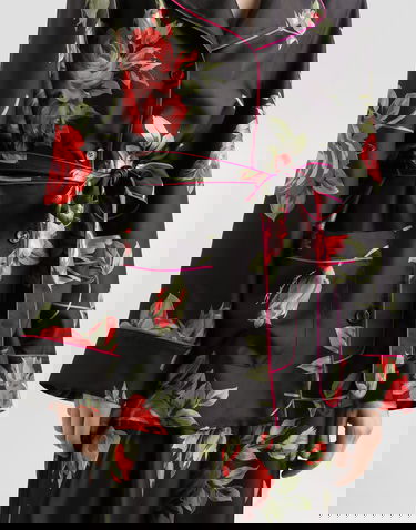 Košeľa Dolce & Gabbana Rose Bouquet-print Vanity Twill Shirt Rôznofarebný | F5Q03TIS11GHN5ZN, 3