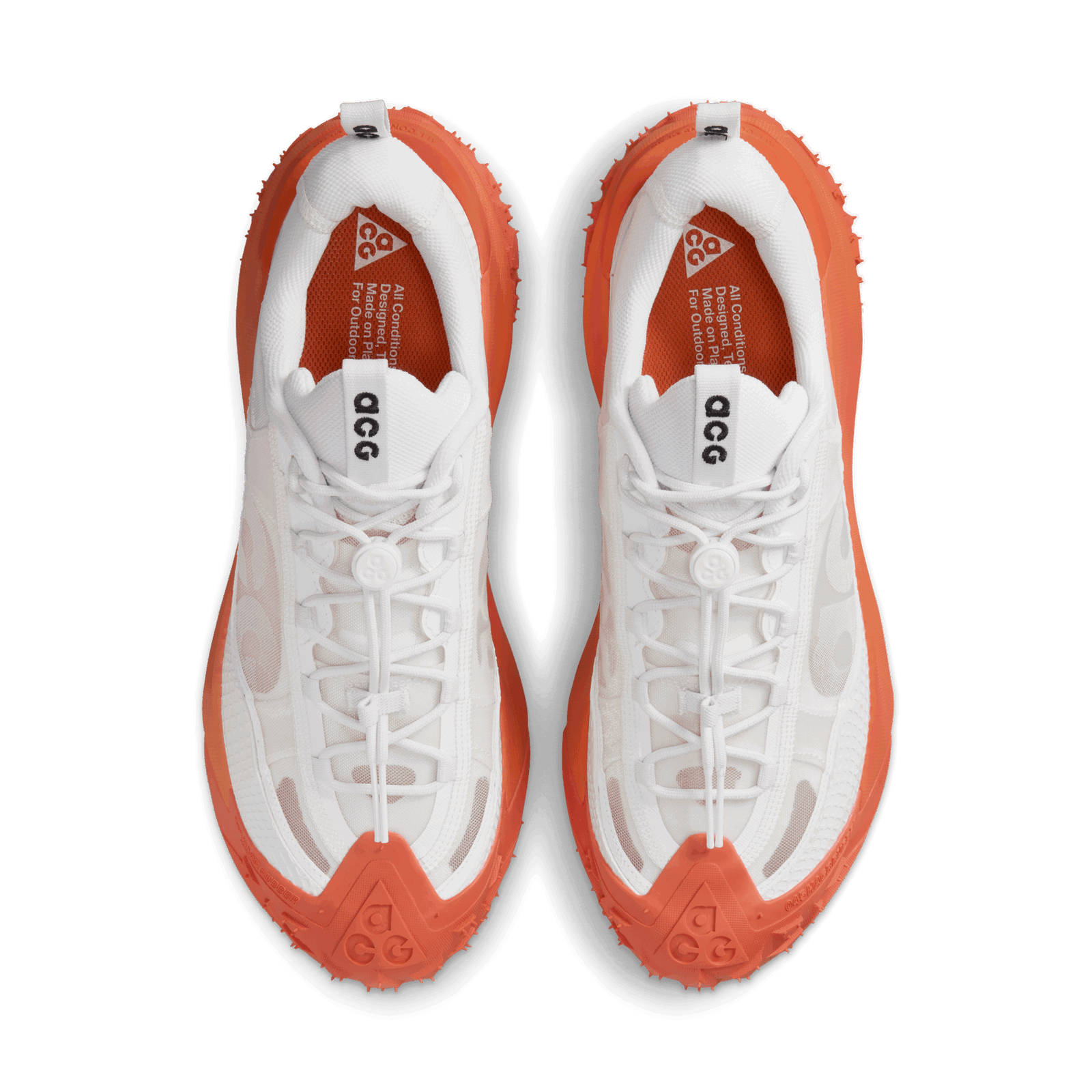 Mountain Fly 2 Low Summit White Orange