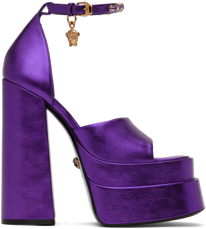 Tenisky a topánky Versace Versace Medusa Aevitas Platform Sandals Fialová | 1007717_1A04280_1LD2V, 0