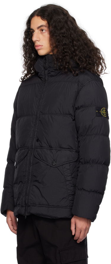 Prešívaná bunda Stone Island Stone Island Crinkle Reps R-NY Down Jacket Čierna | 811540723, 3