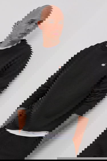 Mikina Dickies Plain Crew Neck Sweatshirt Čierna | DK0A4XCEBLK, 0