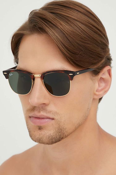 Slnečné okuliare Ray-Ban Clubmaster Sunglasses Hnedá | 0RB3016.W0366, 0
