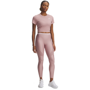 HG Rib High-Waisted Full-Length Leggings with Mesh Panels