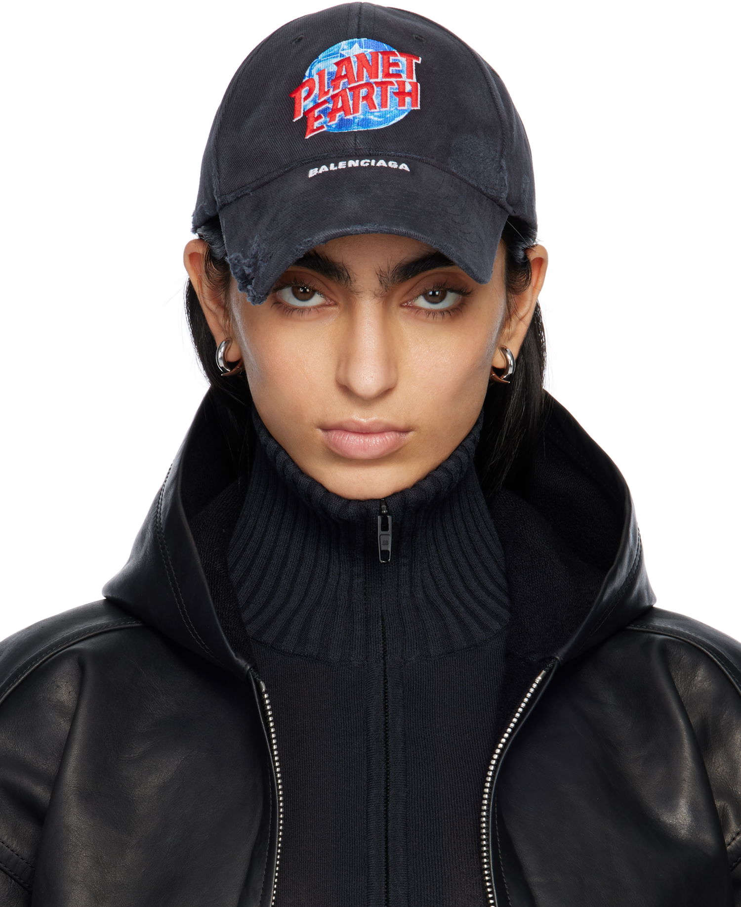 Šiltovka Balenciaga 'Planet Earth' Cap Čierna | 808870 410B2, 0