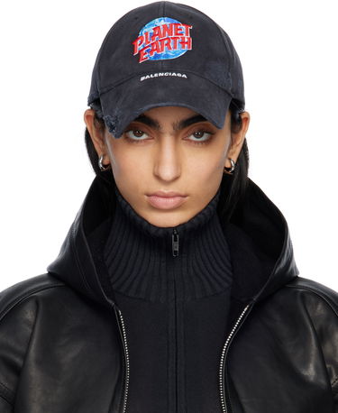 Šiltovka Balenciaga 'Planet Earth' Cap Čierna | 808870 410B2, 0