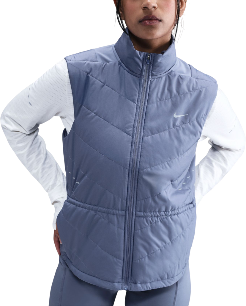 Vesta Nike Swift Quilted Full-Zip Running Vest Modrá | hv2655-499