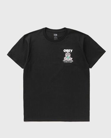 Tričko OBEY Love & Unity Now T-Shirt Čierna | 165264103-BLK, 1