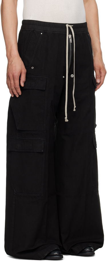 Cargo nohavice Rick Owens Rick Owens DRKSHDW Hollywood Double Cargo Jumbo Belas Pants Čierna | DU01E3398 CVS, 1