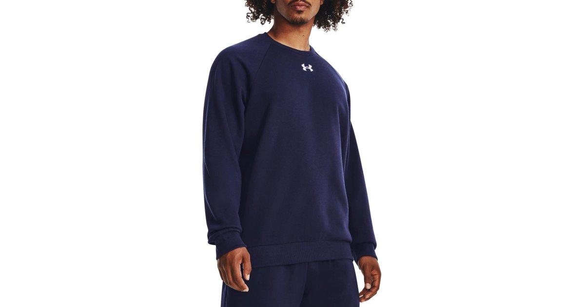 Mikina Under Armour Rival Fleece Crewneck Navy | 1379755-410, 1