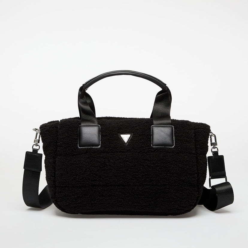 Tote bag GUESS Sherpa Mini Tote Bag Čierna | V5BZ15WF830-JBLK