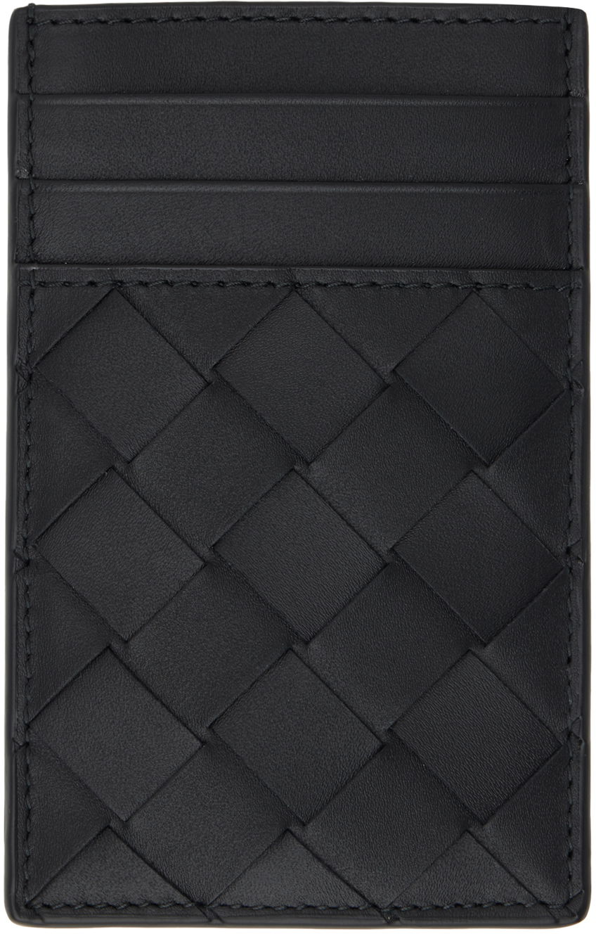 Peňaženka Bottega Veneta Intrecciato Card Holder Čierna | 755764 VCPQ3, 0