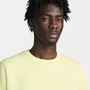 Mikina Nike Solo Swoosh Fleece Crew Žltá | DX1361-331, 4