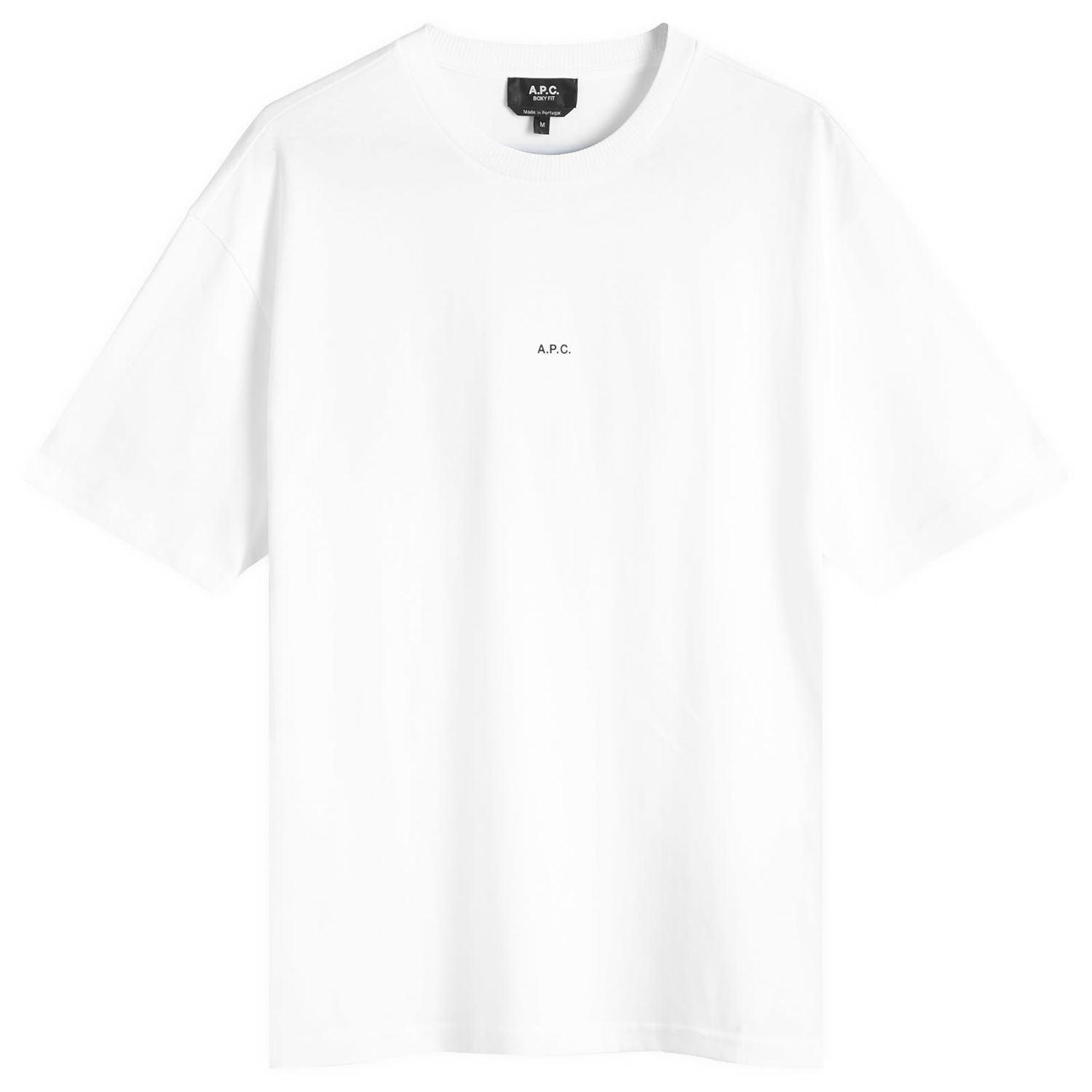 Tričko A.P.C. Micro Logo T-Shirt Biela | COHBW-H26386-TAG, 0