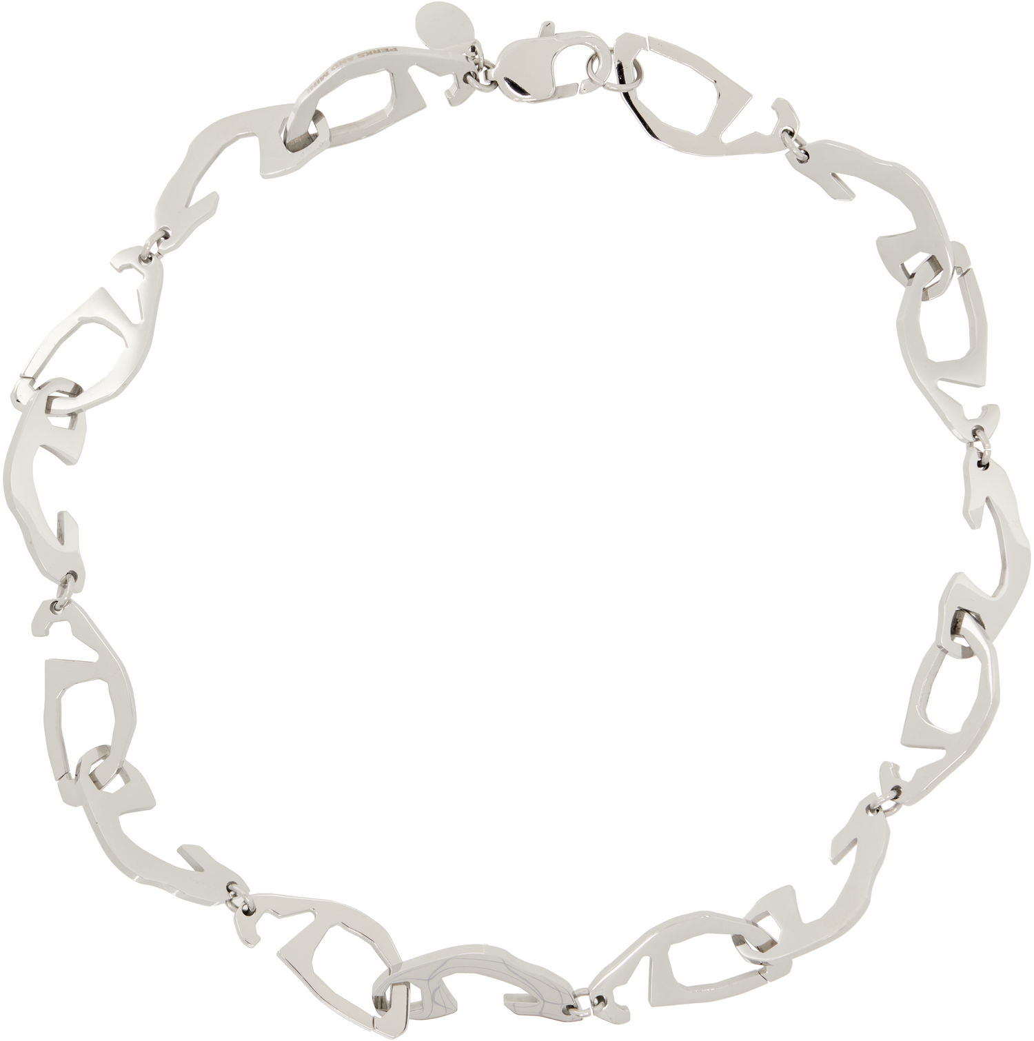 Náramok Perks And Mini Perks and Mini '69' Chain Necklace Metalická | 10299, 0