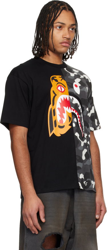 Tričko BAPE City Camo Tiger Shark Relaxed Fit T-shirt Biela | 001CSL801301M, 4