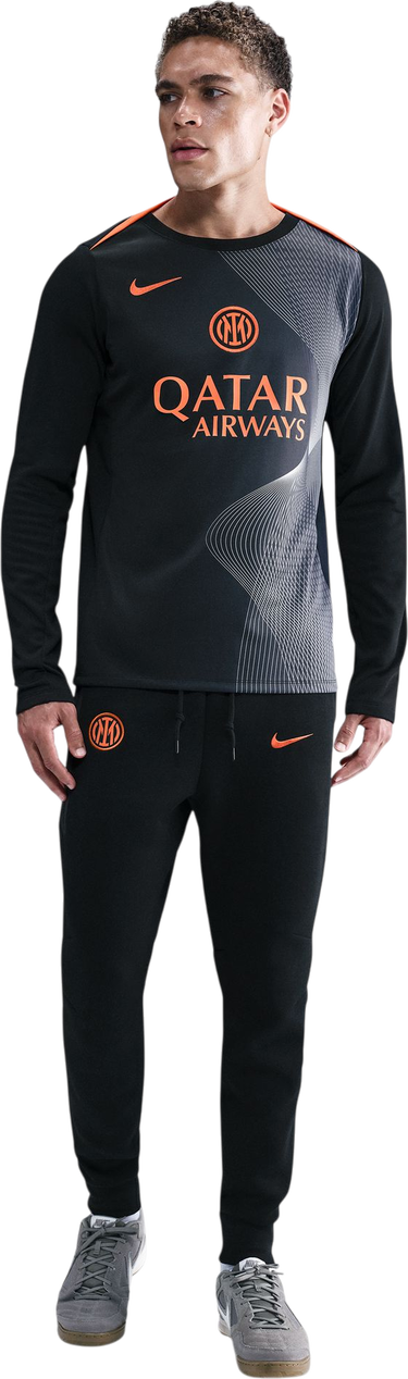 Dres Nike Dri-FIT Long-Sleeve Shirt Inter Milan Total 90 Academy Pro Third 2025/26 Čierna | hm3743-010, 2