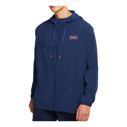 Vetrovka Nike Sport Clash Cardigan Hooded Training Jacket Modrá | CZ1491-410