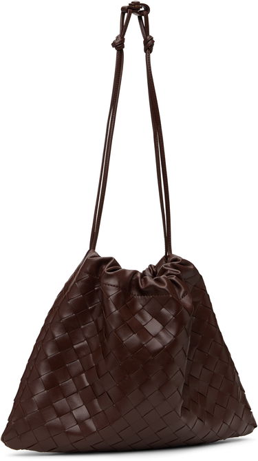 Kabelka Bottega Veneta Medium Intrecciato Leather Dust Bag Hnedá | 796728 V3IV1, 4