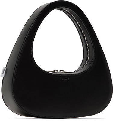Taška cez rameno Coperni Swipe Baguette Shoulder Bag Čierna | COPBA04405, 4