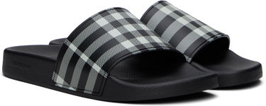 Doplnky Burberry Burberry Check Pool Slides Čierna | 8107514, 3