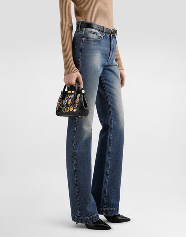 Kabelka Dolce & Gabbana Dolce & Gabbana Mini Marlene Jeweled Handbag Čierna | BB7744AP06681300, 1