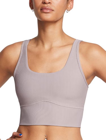 Podprsenka Under Armour Ribbed Crop Tank Fialová | 1386613-015, 0
