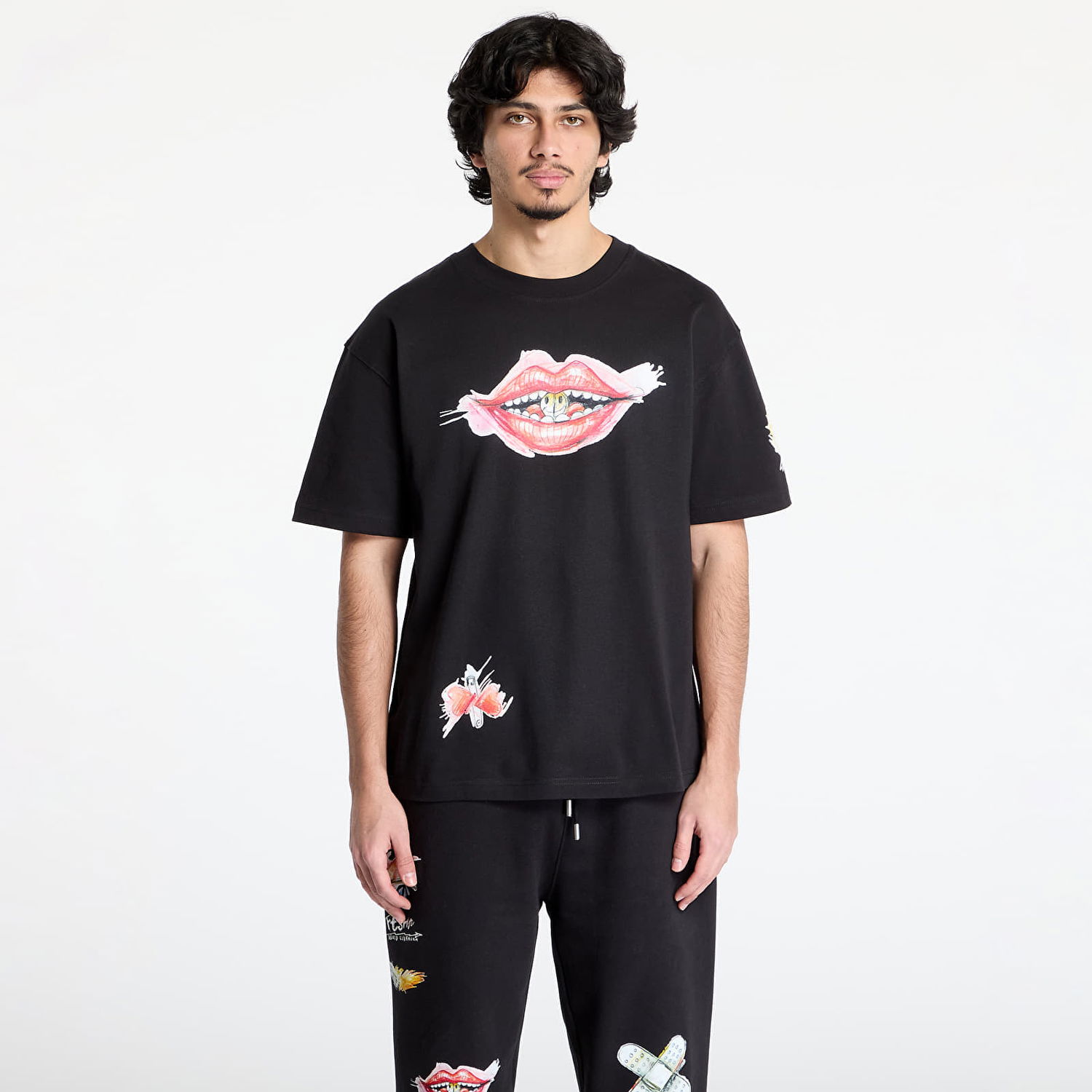 Tričko Footshop FTSHP x Kurňavka T-Shirt Čierna | FTSHP_474, 0