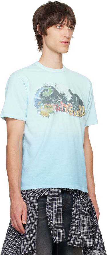 Tričko ERL ERL California Wave Graphic T-Shirt Modrá | ERL09T002, 1