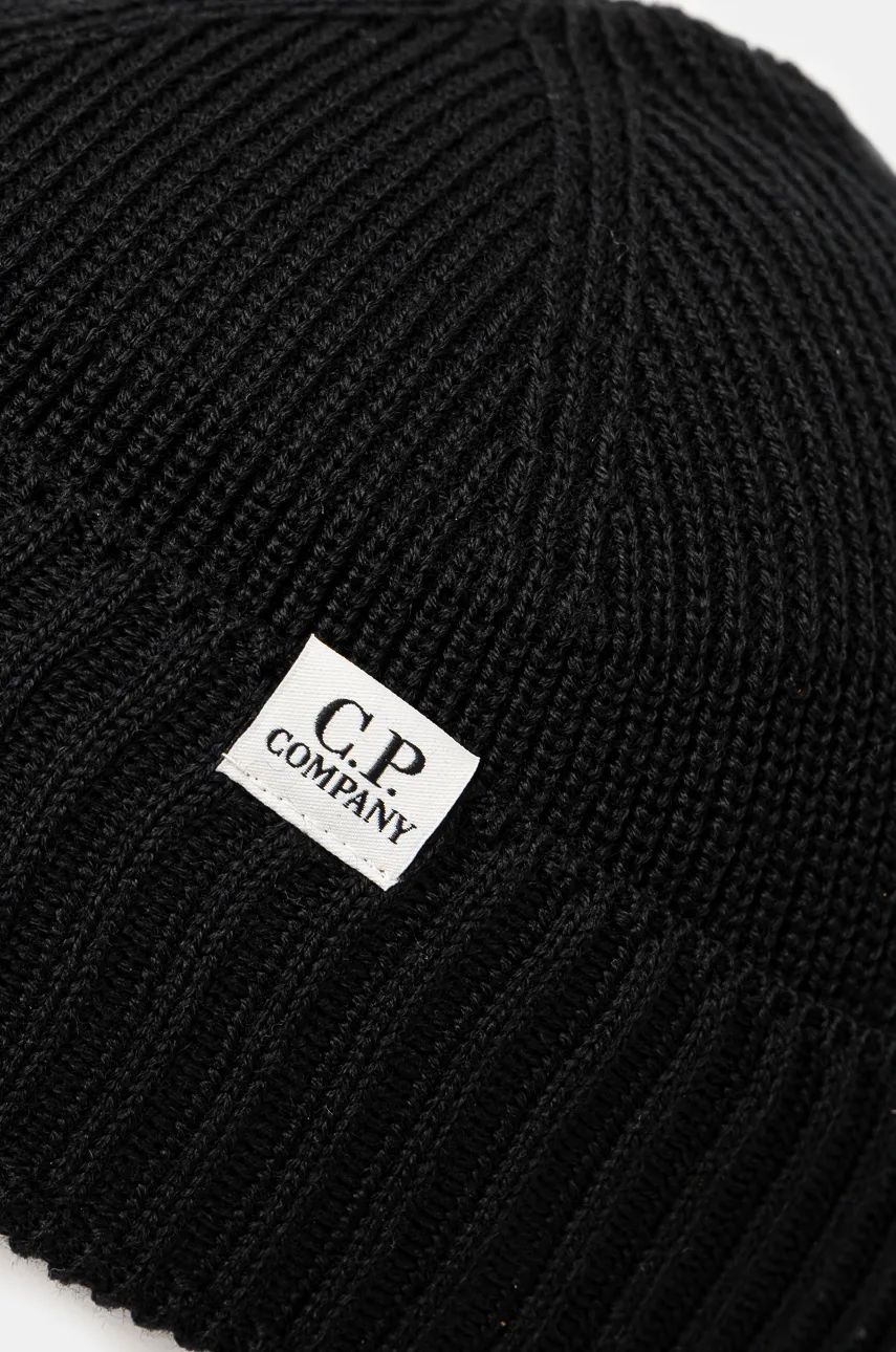 Kulicha C.P. Company Knit Cap Beanie Čierna | 17CMAC293A006595A, 1