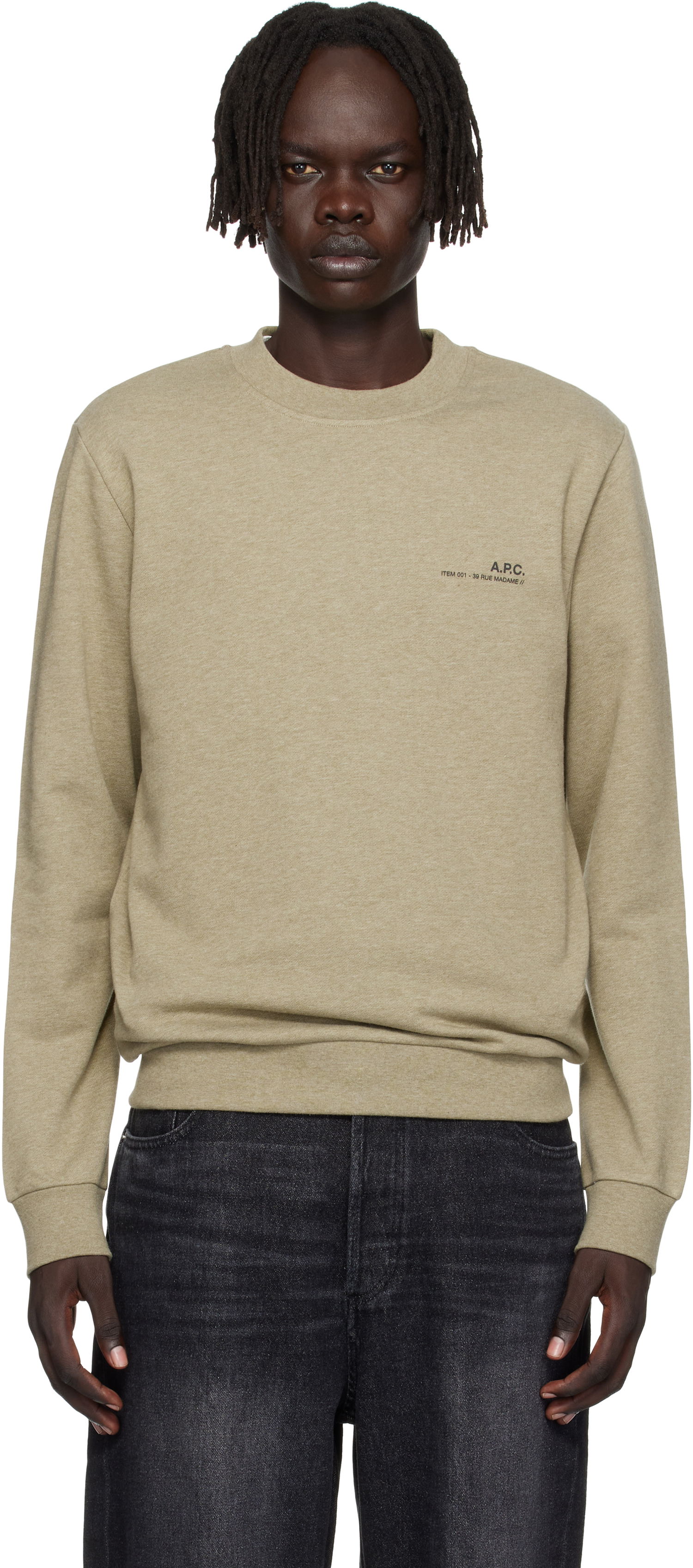 Mikina A.P.C. A.P.C. Standard Item Sweatshirt Zelené | COHGT-M27927, 0