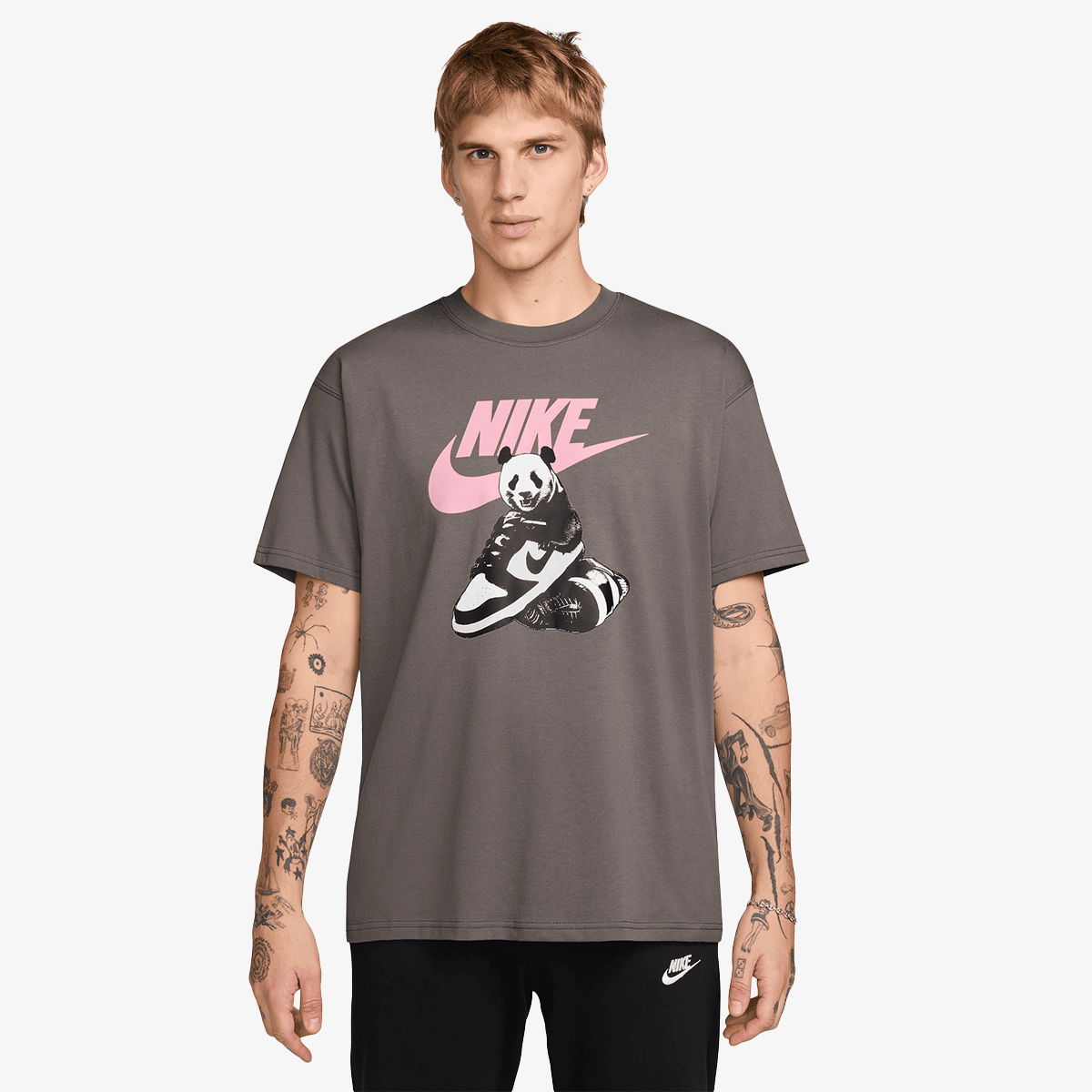 Tričko Nike Panda Member Connect T-Shirt Šedá | HQ9244-289, 0