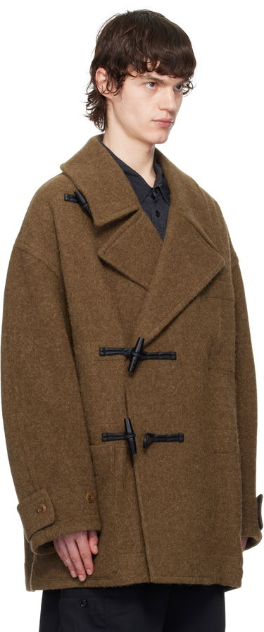 Kabáty LEMAIRE Lemaire Short Duffle Coat Hnedá | CO1089 LF504, 1