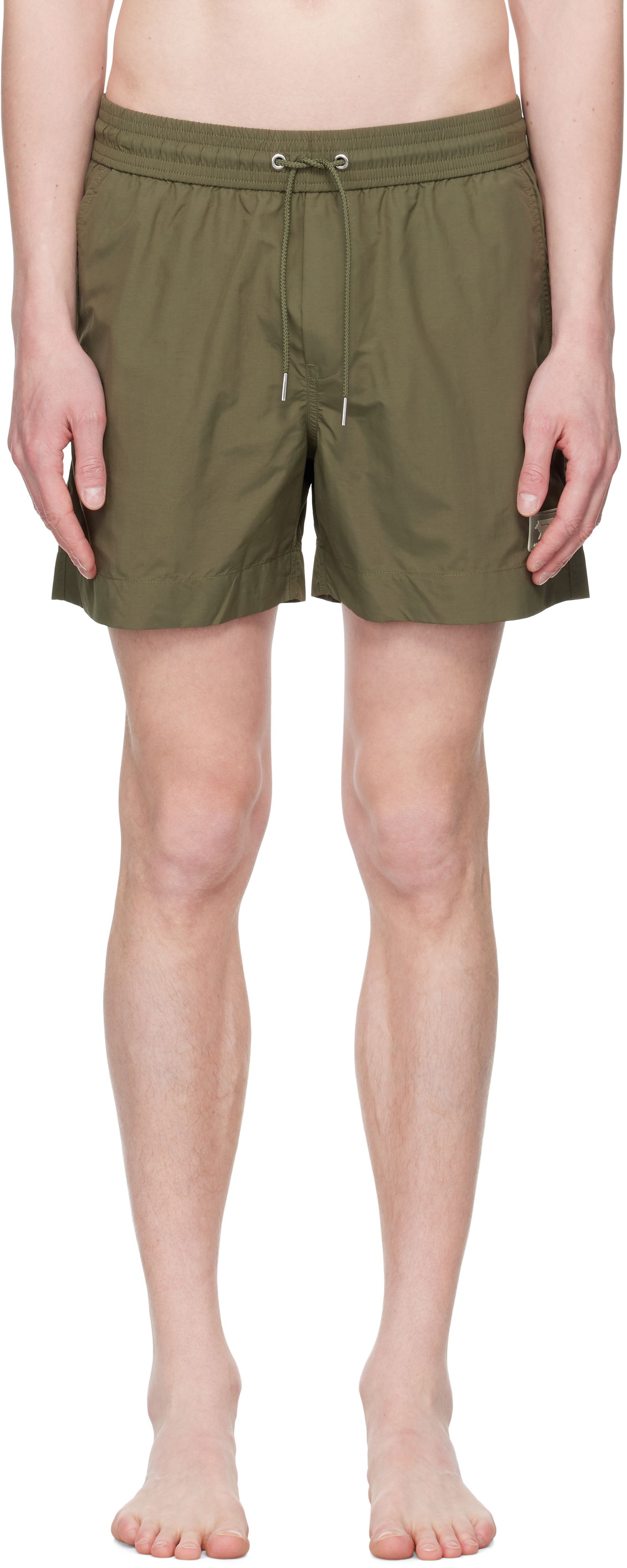 Plavky MAISON KITSUNÉ Maison Kitsuné Flash Fox Swim Shorts Zelené | OM03101WQ4052, 0