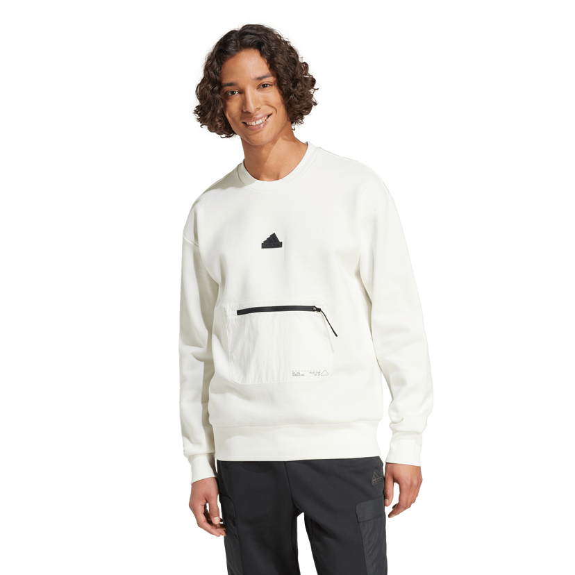 Mikina adidas Originals Crew Sweatshirt Biela | IV7415
