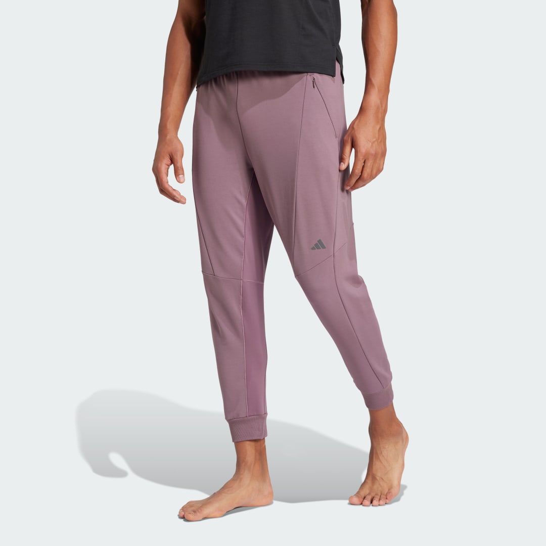 Tepláky adidas Performance Training Yoga 7/8 Pants Fialová | JE8032, 0