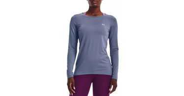 Tričko Under Armour Under Armour HeatGear® Long Sleeve T-Shirt Modrá | 1328966-767, 1