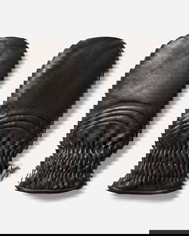 Rukavice OUR LEGACY Spheric Leather Mittens Čierna | A4258SBN 001, 2