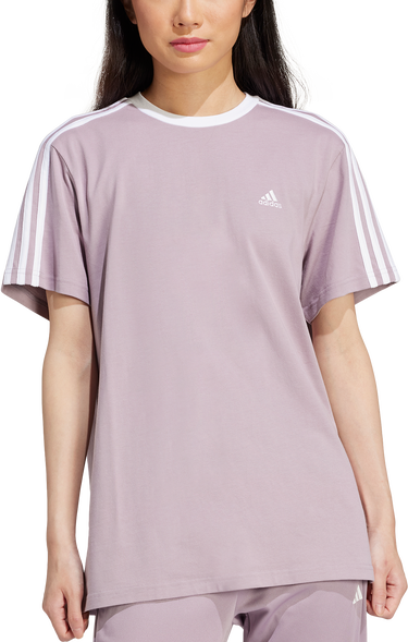 Tričko adidas Originals 3-Stripes Boyfriend T-Shirt Fialová | is1562, 0