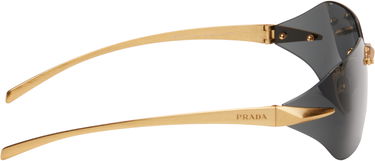 Slnečné okuliare Prada Wrap Around Metal Sunglasses Čierna | 0PR A55S 8056597958479, 1
